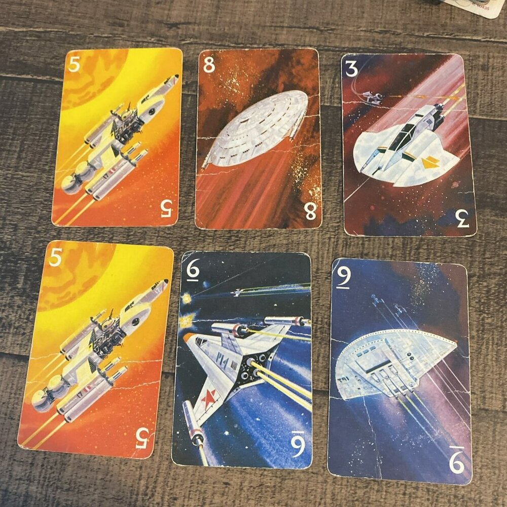 Vintage Space Rockets Card‎ Game 1983 Complete In Rough Condition - Picture 16 of 16